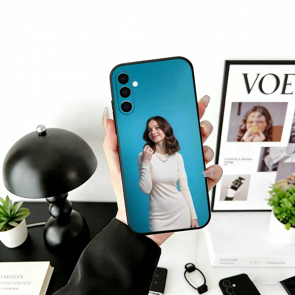 

E-Myers Phone Case For Samsung Galaxy A73,A72,A71,A70,A53,A52,A51,Soft Silicone Black Cover Samsung a21s