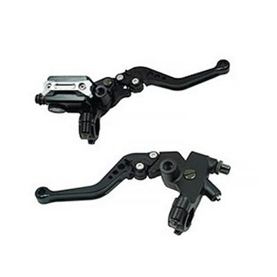 2Pcs 22mm CNC Hydraulic Disc Brake Upper Pump Motorcycle Clutch Handbrake Lever