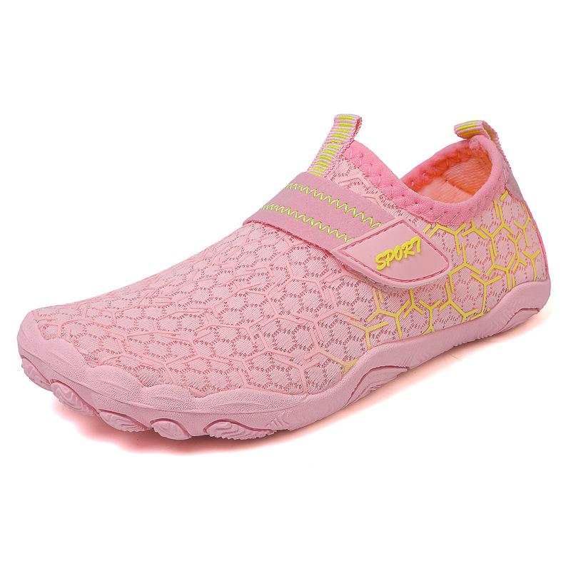 

Unisex Quick-Dry Water Shoes for Swimming, Diving, Snorkeling, and Beach Activities 34 рожевий