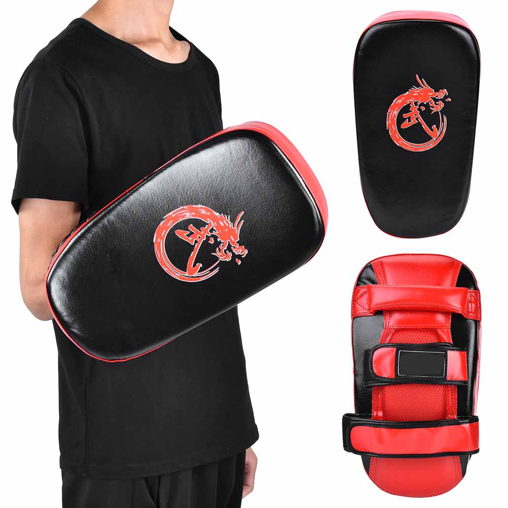Curved Taekwondo Boxing Kicking Strike Pad Hand Feet Foot Target Punching Training Shield