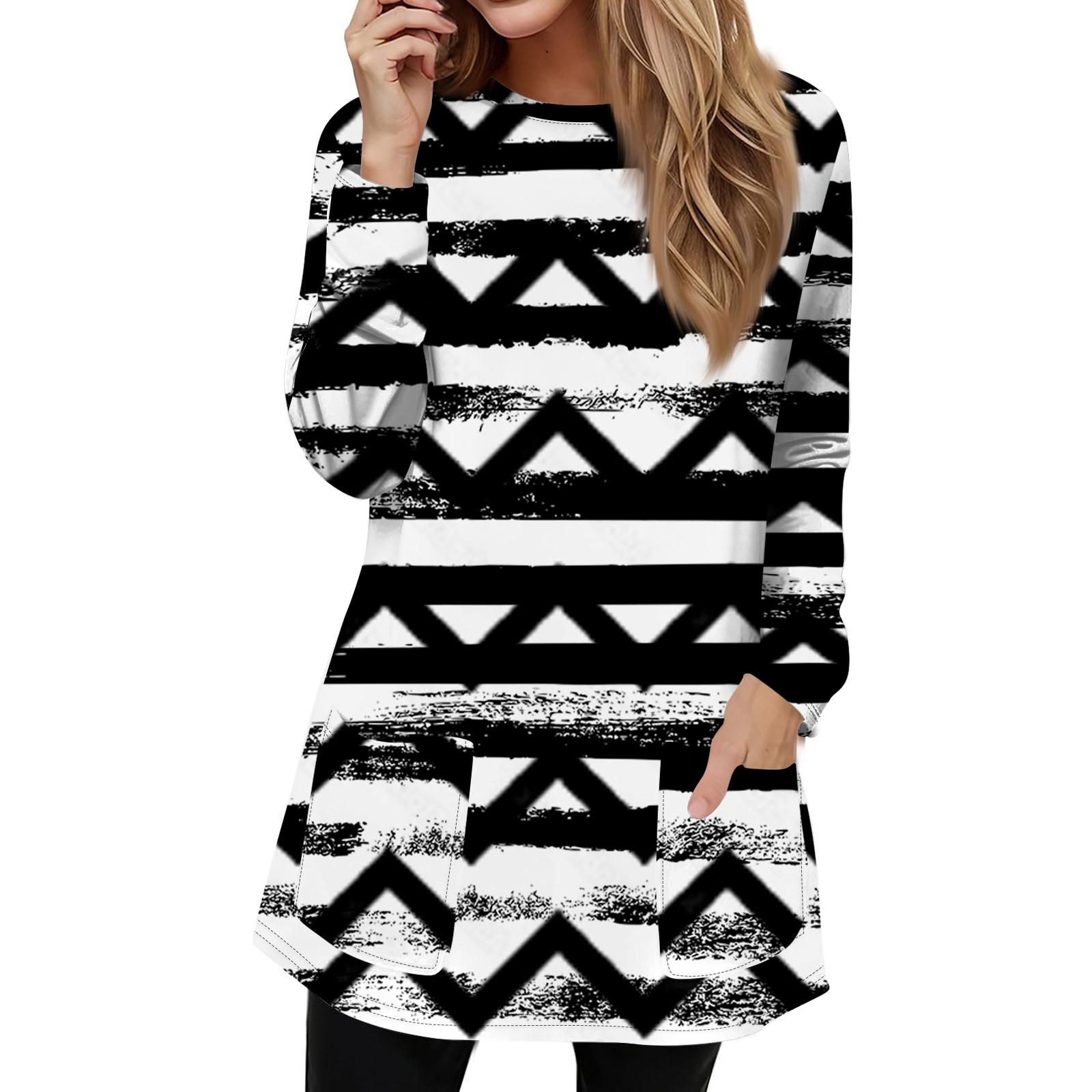 

Женская толстовка, пуловер, спортивная одежда, карман, принт, повседневный топ с круглым вырезом и длинными рукавами M