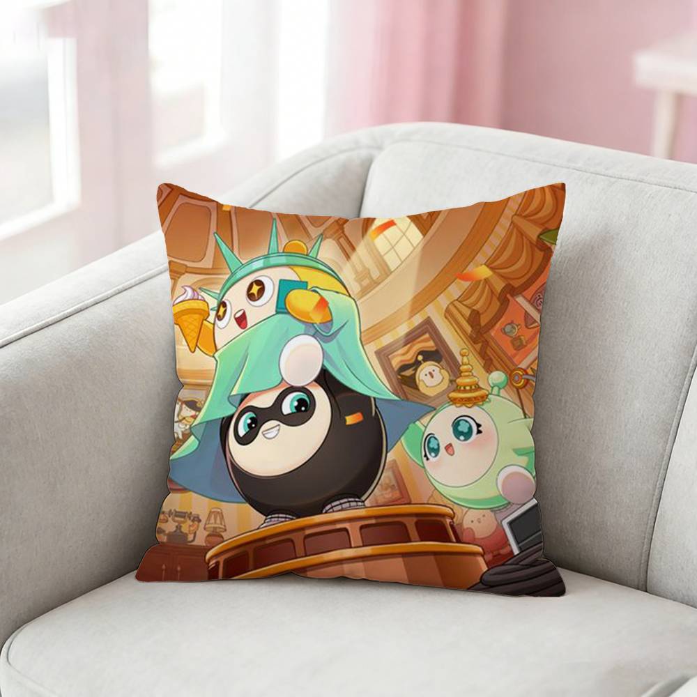 Pop Game Peripheral Eggy Party Pillow Case Cushion Cover Throw Pillow Case For Car Sofa