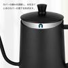 MERMOO YILAN Coffee Drip Pot for 2-3 People, 600ml, with Lid, Popular Stainless Steel Narrow Spout, Coffee Kettle (Silver)