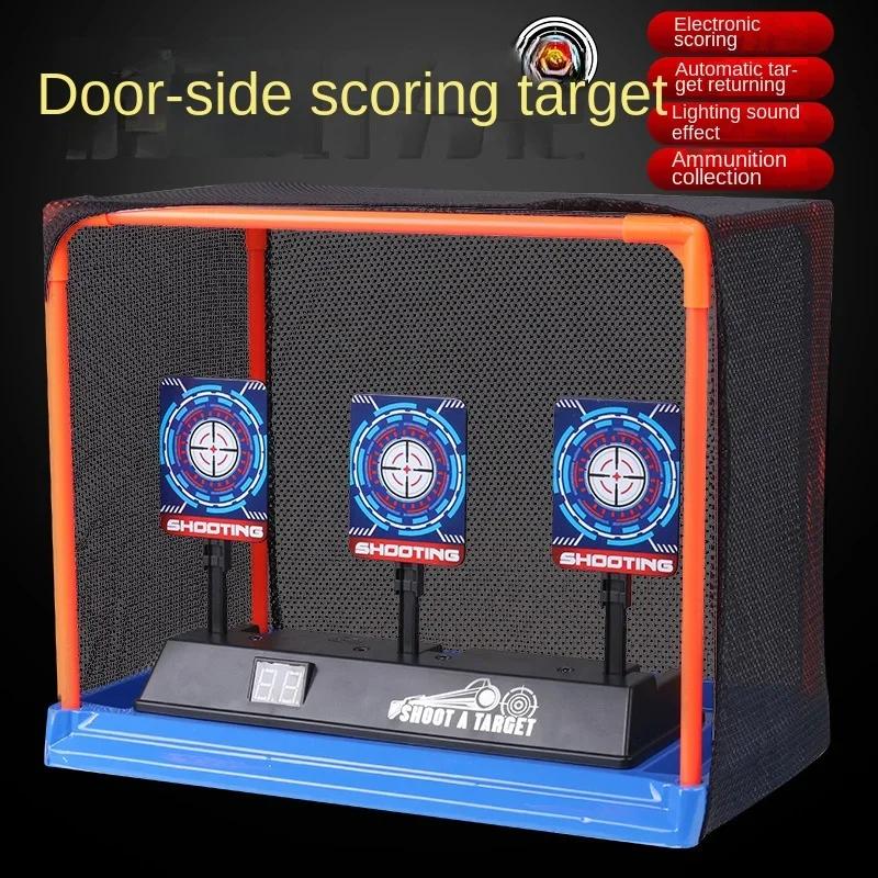 Ziele für Nerf Guns Auto-Reset Elektrische Schießscheibe Zubehör Kinder Sound Licht Schießspielzeug Hohe Präzision Punktzählung