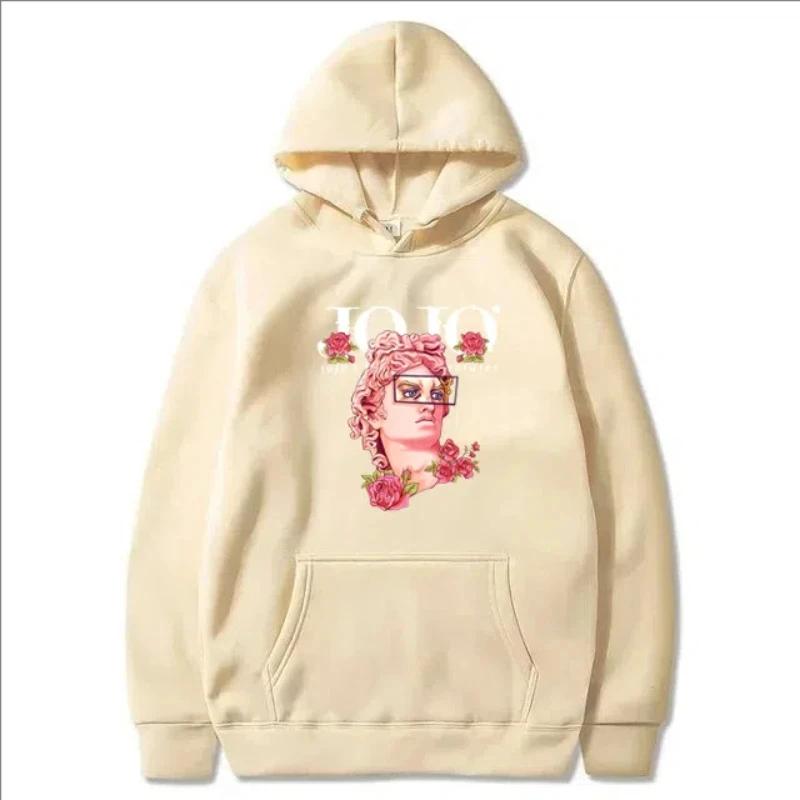 Pattern Hoodie Women Autumn And Winter Solid Casual Loose Fleece Sweatshirt Harajuku Cotton Pullover Sweater