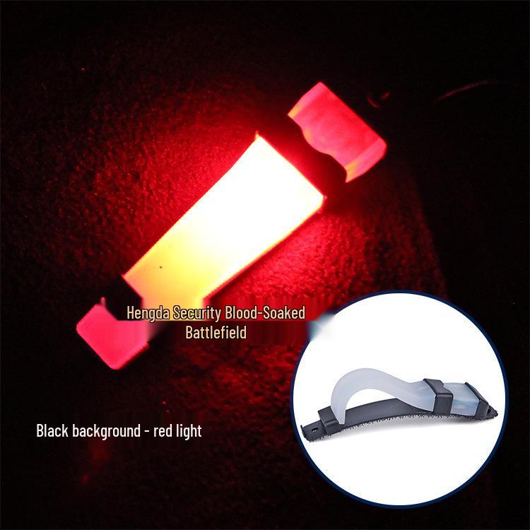 Silicone Tactical Helmet IFF Night Light for Outdoor Survival