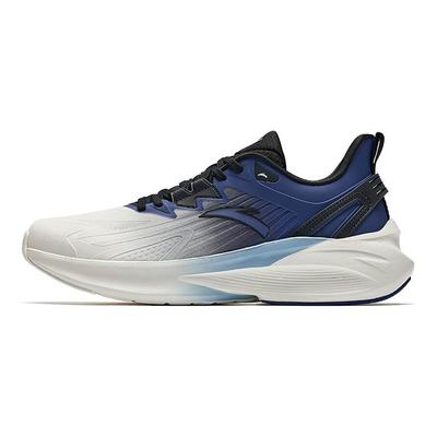 Duci 5 Sapatos de Corrida Casuais Confortáveis Versáteis Antiderrapantes Resistentes ao Desgaste com Absorção de Choque de Cano Baixo Tênis Masculinos Branco Azul 912415552-10