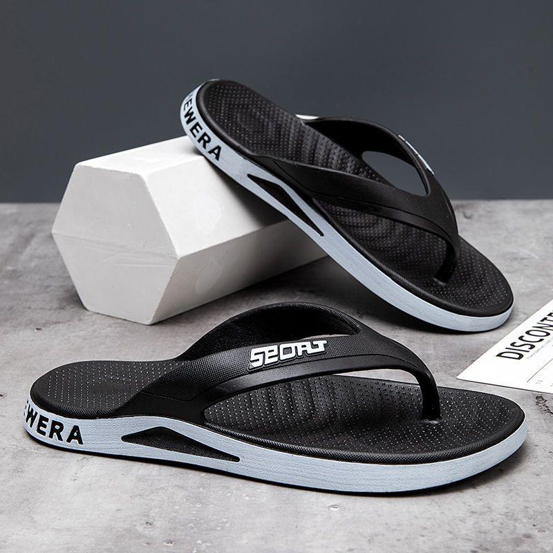Men Durable Non-Slip Trendy Thick Sole Sandals Outdoor Summer Flip Flops