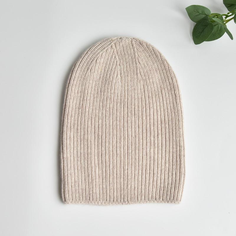 Custom Winter Wool Knitted Beanie for Women Men Unisex Warm Cuff Beanie High Quality Plain Beanies Factory