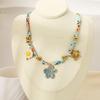 Jelly Fish Beach Ocean Series Necklace Starfish Blue Bead Necklace  Girls