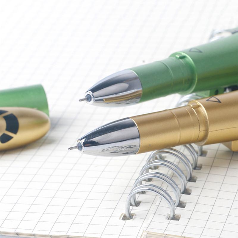 Creative Helicopter Airplane Shape Gel Pen 0.5mm Student Writing Office Supplies Black Ink Signature Pen Stationery Boy Gift