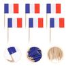 100Pcs Flag Cake Decoration Toothpicks Chic Design Cupcake Toppers Party Food Picks Kids Toothpick Flags Cupcake Picks