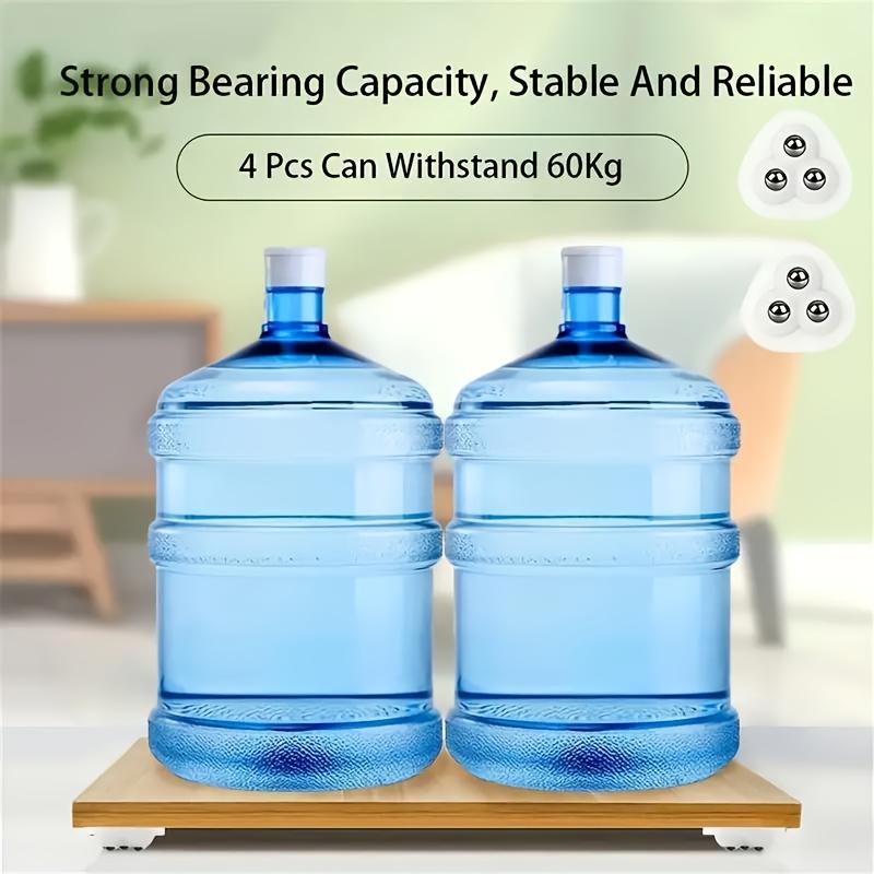 20pcs Heavy-Duty Mini Rolling Wheels with 360° Swivel Base - No-Drill Installation, Silent Operation, Stainless Steel Bearings