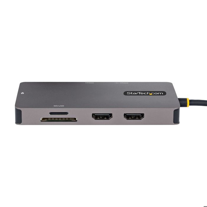 Multiport USB Hub - Startech - 120B-USBC-MULTIPORT - 4K Ultra HD - HDR - 100W Pass-Through