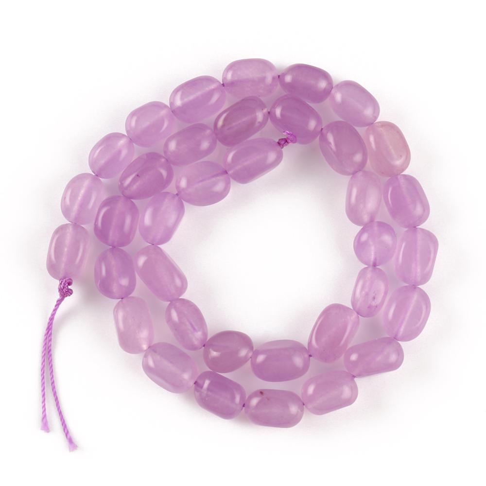8*11mm Irregular Jades Stone Beads Blue Red Green Pink Grey Purple Loose Beads For Jewelry Making Diy Bracelet Accessories 15''