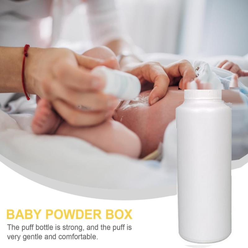 1Pcs 200G Refillable Talcum Powder Bottle Cosmetic Powder Dispenser Plastic Empty Container
