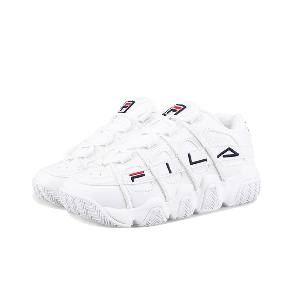 Fila Barricade Serie Mode Klassisch Retro Sport Lässig Vielseitig Bequem Trendig Niedrig geschnitten Dad Schuhe Unisex Sneaker Weiß FS1HTB1051X_WWT