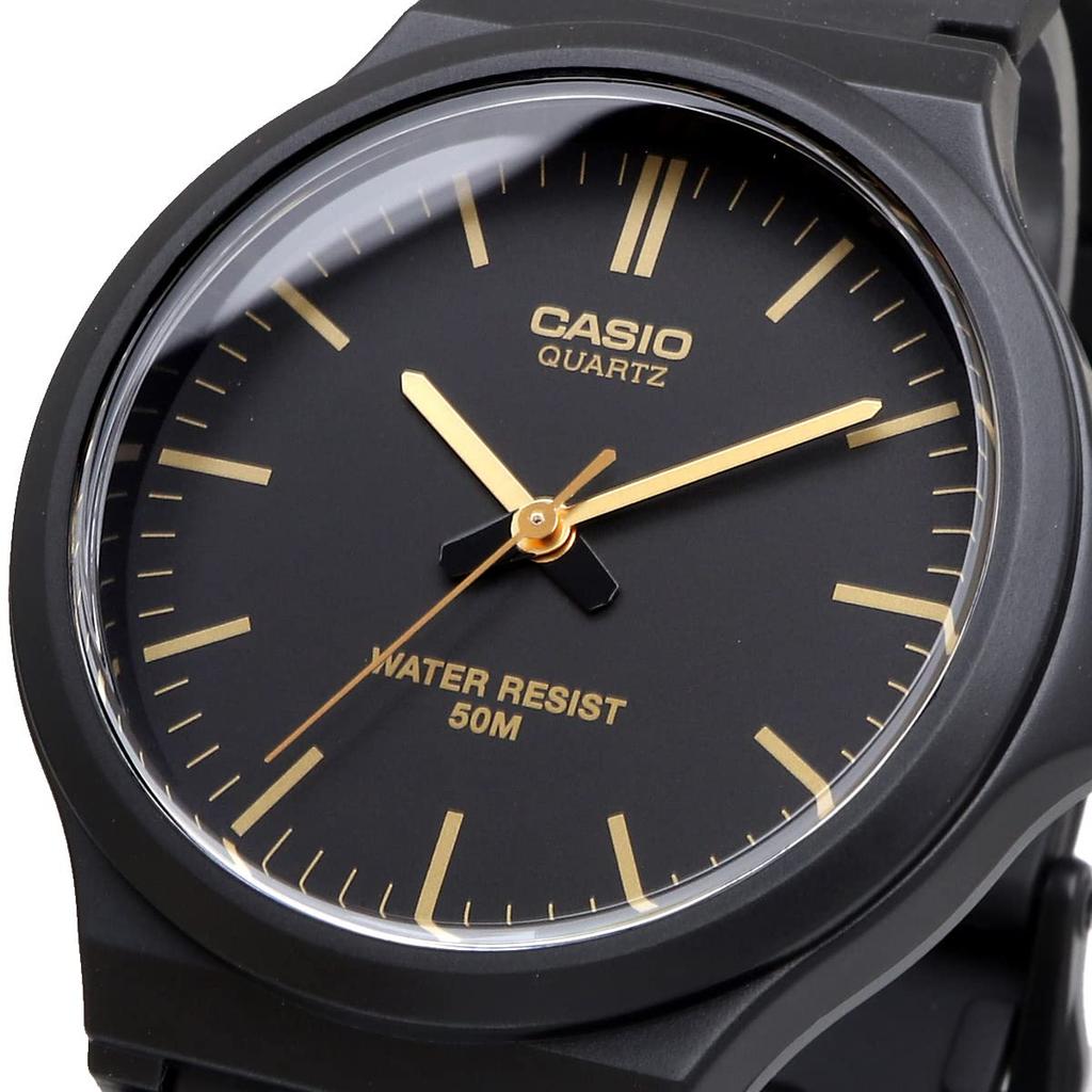 Casio Standard Analog Quartz Wristwatch MW-240-1E2V, Men's Black, No Presentation Box, International Model [Parallel Import]