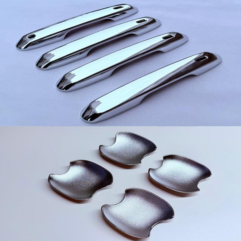 For Toyota Grand Highlander 2024 2025 ABS Carbonfiber  Side Door Handle Cover Trim Door Bowl Cap Sticker Protector Accessories