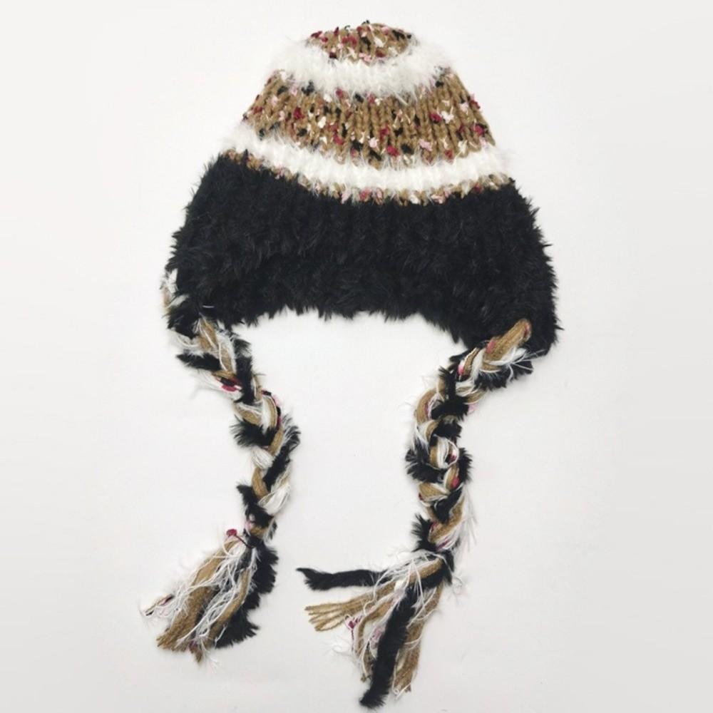 Warm Pullover Cap Knitted Beanie Hat New Knitted Hat  Autumn and Winter