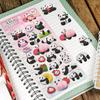 Set of 2 3D Squishy Panda Butt Stickers for Diary and Stress Perfect for Kids and Perfect as a Reward or Perfect for DIY and Smartphone Journals,