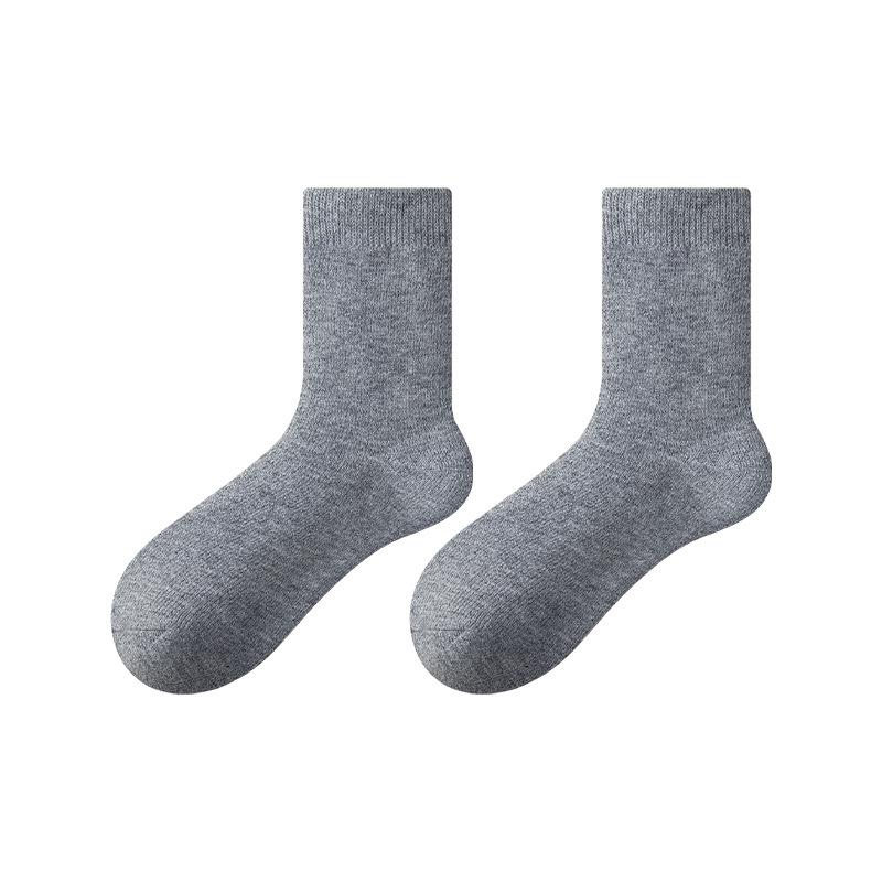 Wool Socks - Men's Thick and Warm Padded Mid-calf Socks for Autumn and Winter. Men's Woolen Socks. Long Winter Sleepers.