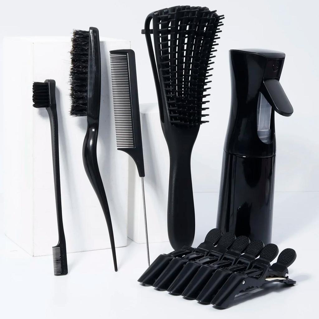 11pcs Hairdressing Styling Set, Suitable for Family Hairdressing Styling, Salon Hairdressing Tools,special for Real Hair Wigs
