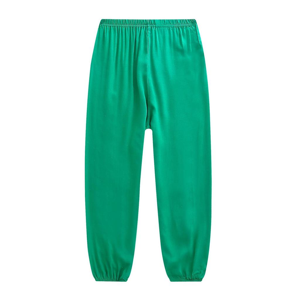 Children's Bloomers Boys and Girls Artificial Cotton Trousers Pajamas Mosquito Pants Performance Elastic Waist Trousers Spring and Summer