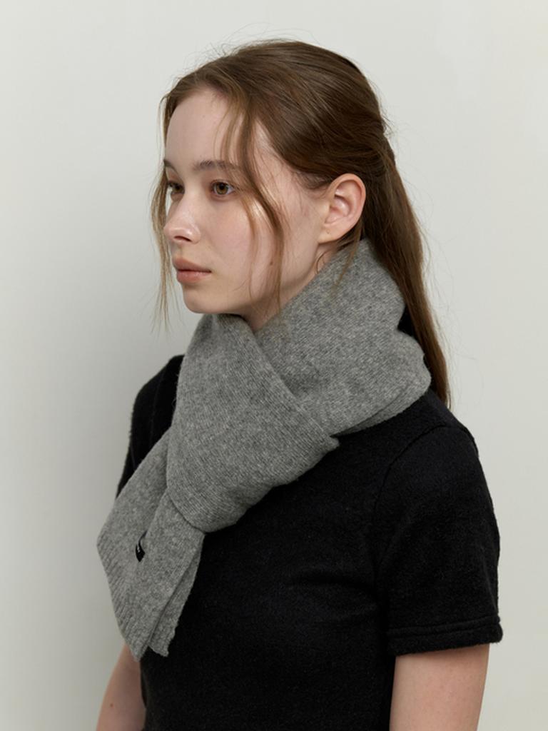 KINDABABY Cozy Knit Muffler - Gray