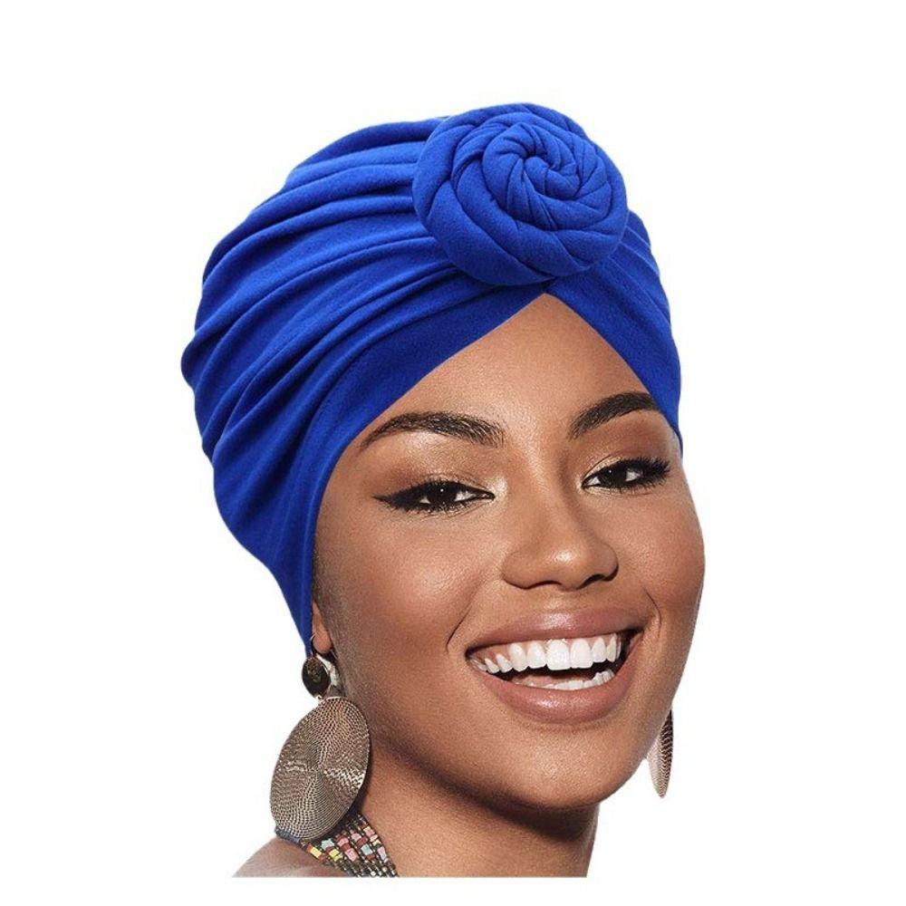 

Повязка на голову крючком с узлом сверху, шапка, хлопковая шапка-боннет с узлом-цветком, модные женские эластичные повязки на голову, женские