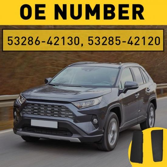 Left+Right Front Lower Tow Hook Cover For Toyota -23 RAV4 OE#52438-0R901 EOA