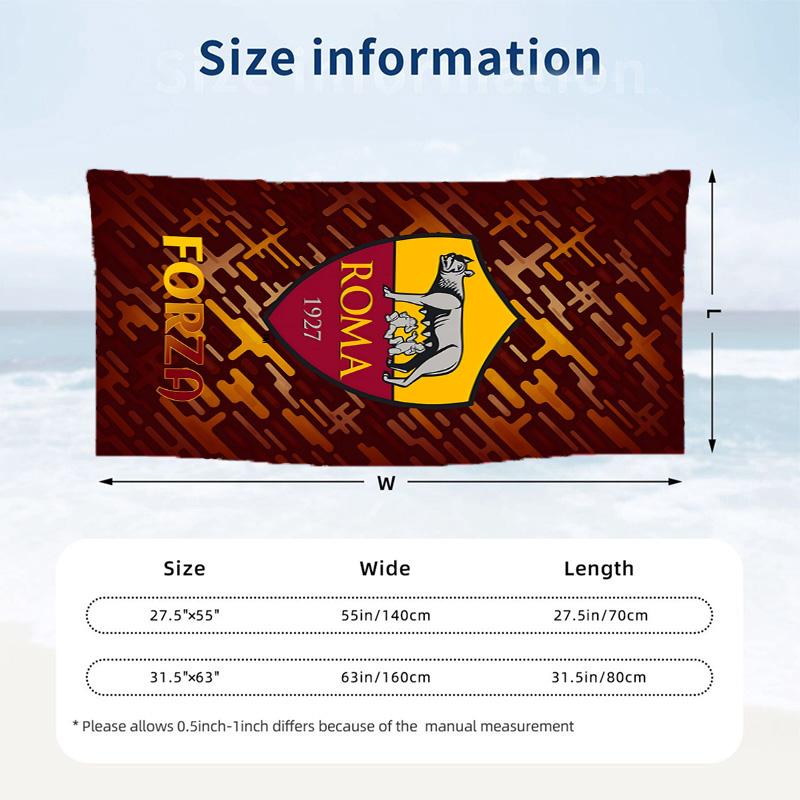 A.S Roma Beach towels also serve as bath towels summer essential a musthave for the outdoors the beach and the pool