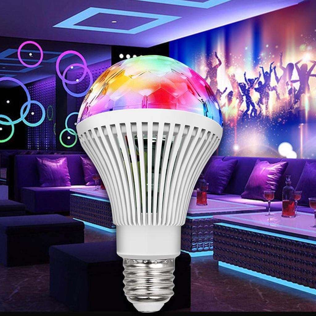 Ambience Bulb RGB Rotating Stage Light Multipurpose Lamp for Holiday Bar Party