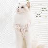 Exquisite Bow Print Dog Dress Soft Dog Princess Dress Simple Lace Cat Skirt Pet Supplies