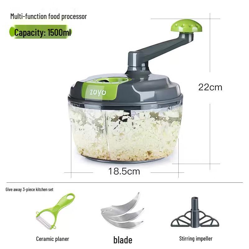 Zhaoran Manual Meat Grinder & Vegetable Chopper