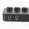Portable Karaoke Microphone Mixer AUX IN/OUT BT Connection Dual Mic Inputs Compact Karaoke Audio Mixer for KTV Amplifier Speaker
