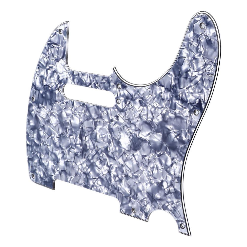 Gray Pearl/Blue Pearl Guitar Pickguard 4Ply TL Pickguard For Telecaster Guitar