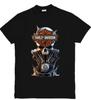 Harley-Davidson Geïnspireerd Grafisch Unisex T-shirt Adelaar Schedel Grafisch T-shirt S-3XL