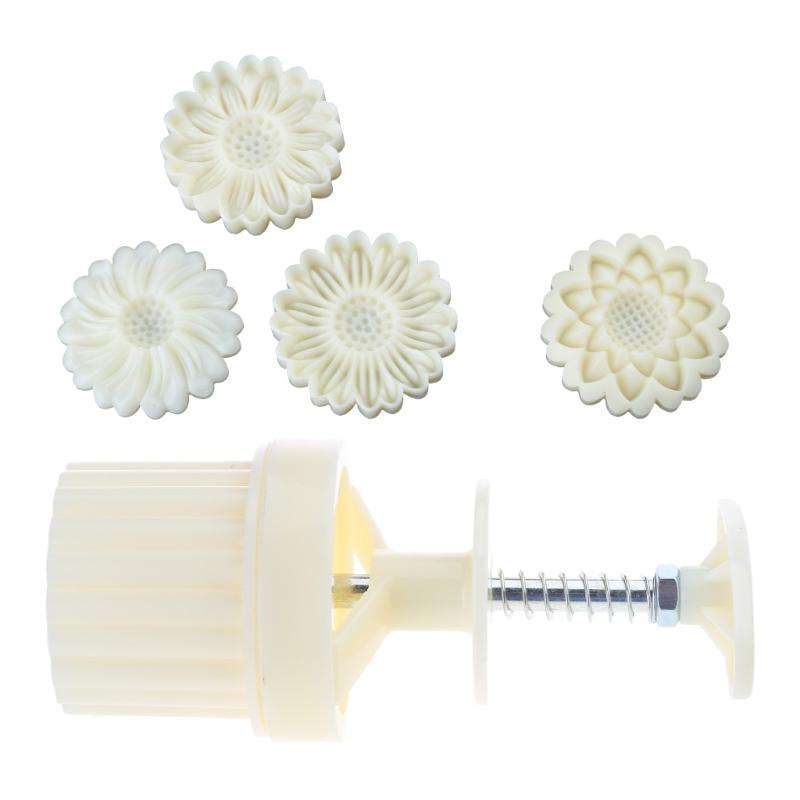 Convenient and Safe to Use Plastic Molds Green Bean Snacks Making Molds Practical Cooking Stamp Set for Festival