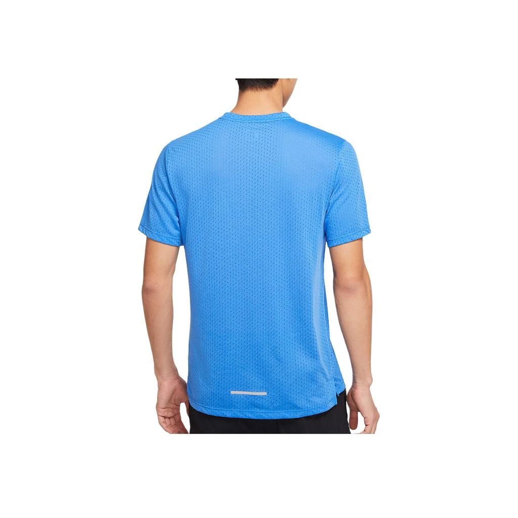 Nike Solid Color Sports Casual Crew Neck Short Sleeve T-Shirt Men Tops Pale-Blue AQ9920-402