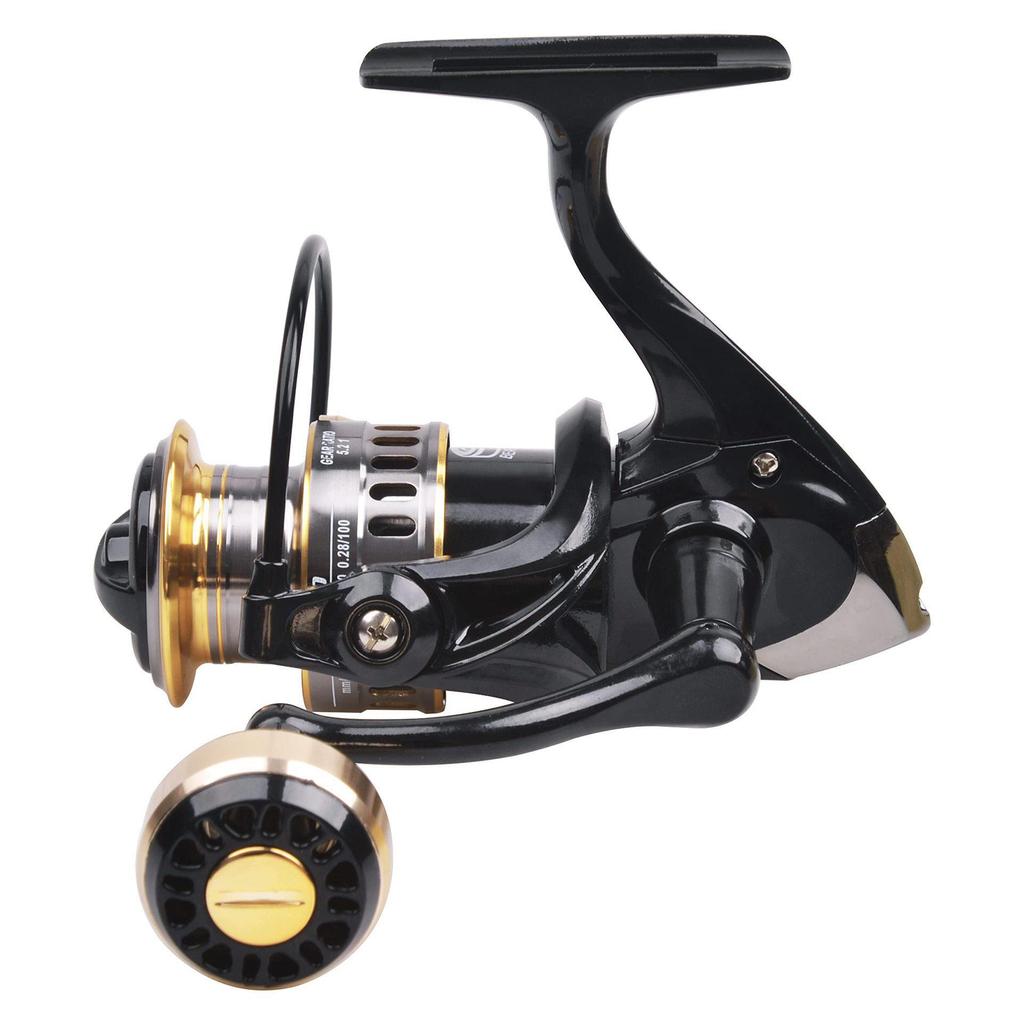 Mulinello da pesca Luya: Mulinello da spinning interamente in metallo per lanci a lunga distanza nella pesca in mare