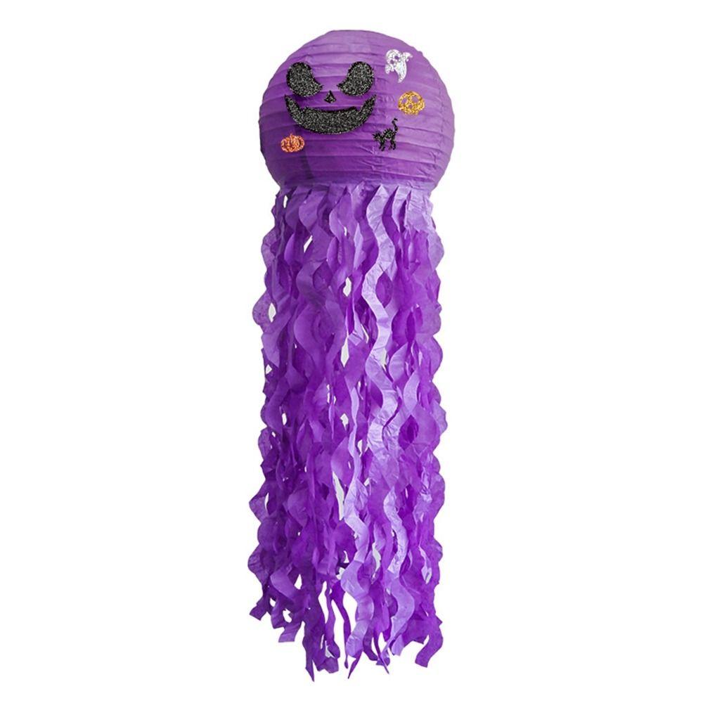 Paper Pumpkin Papierkugel Spinne Fledermaus Skelett Hängende Laterne Halloween Papierlaternen Halloween