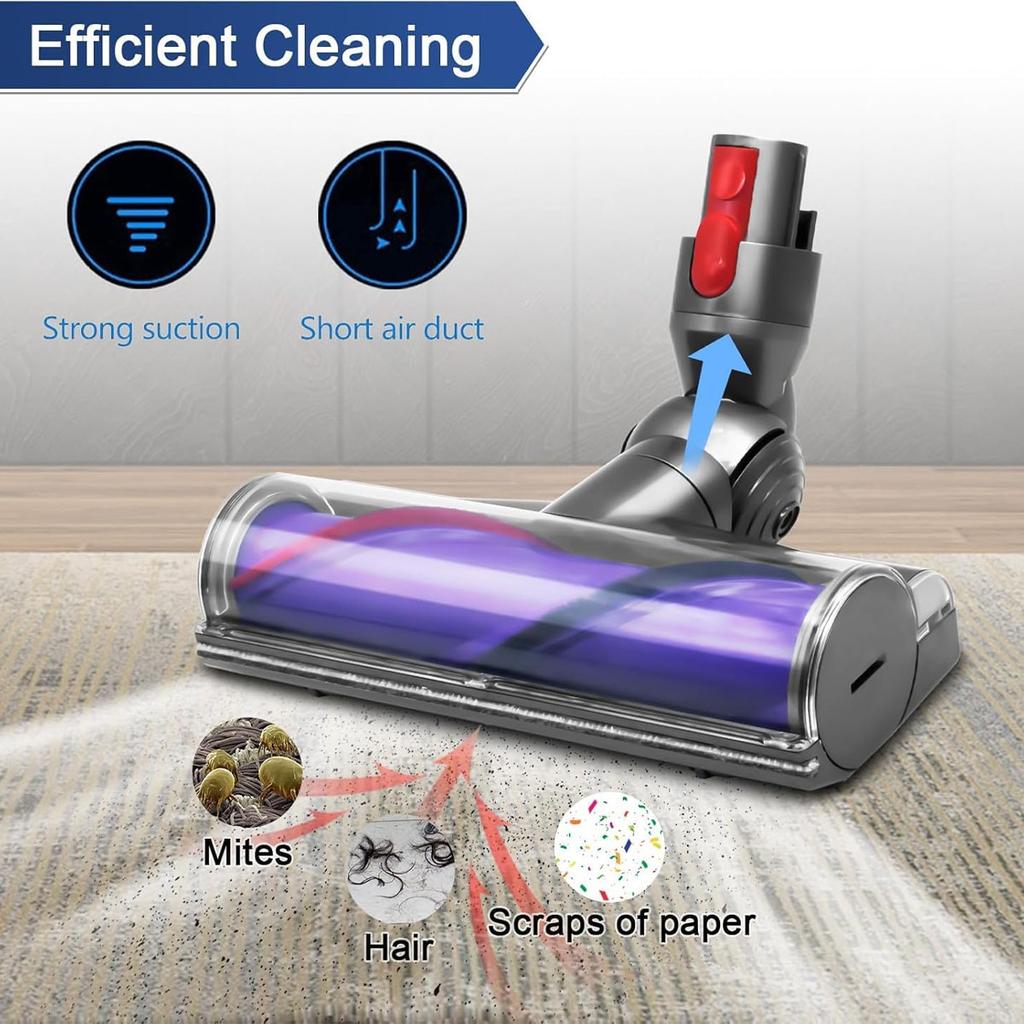 For Dyson vacuum cleaner accessories New electric floor brush V7V8V10V11V15 suction head direct drive floor brush head