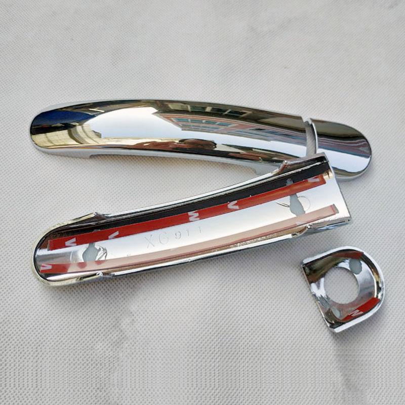 Cache-poignée de porte chromé pour Seat Ibiza 6l 6j Mk3 Mk4 Style de voiture Accessoires automobiles Plastique ABS