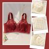 Lingerie Women's Full-cup Thin Bra Adjustable Anti-sagging and Breast Retraction Large-sized Bra Push Up Bra