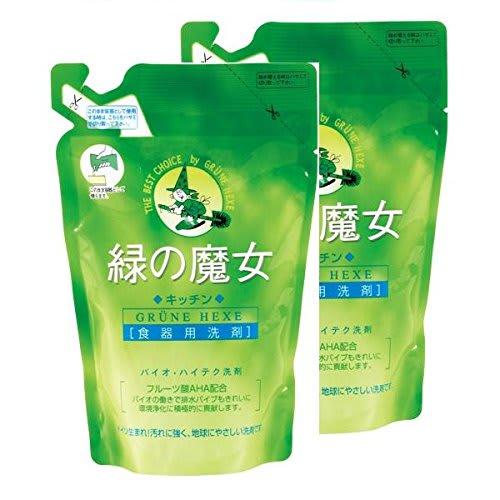 

[Bulk Purchase] Mima Clean Care Green Witch Kitchen (Dishwashing Detergent) Refill, 360ml x 2