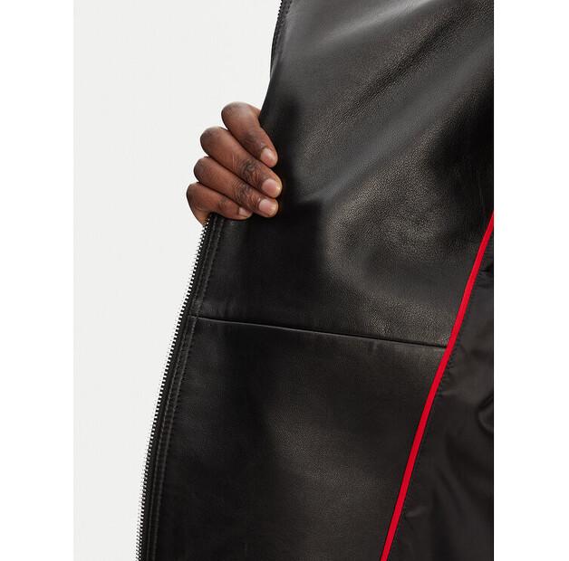 HUGO Laridas Leather Jacket