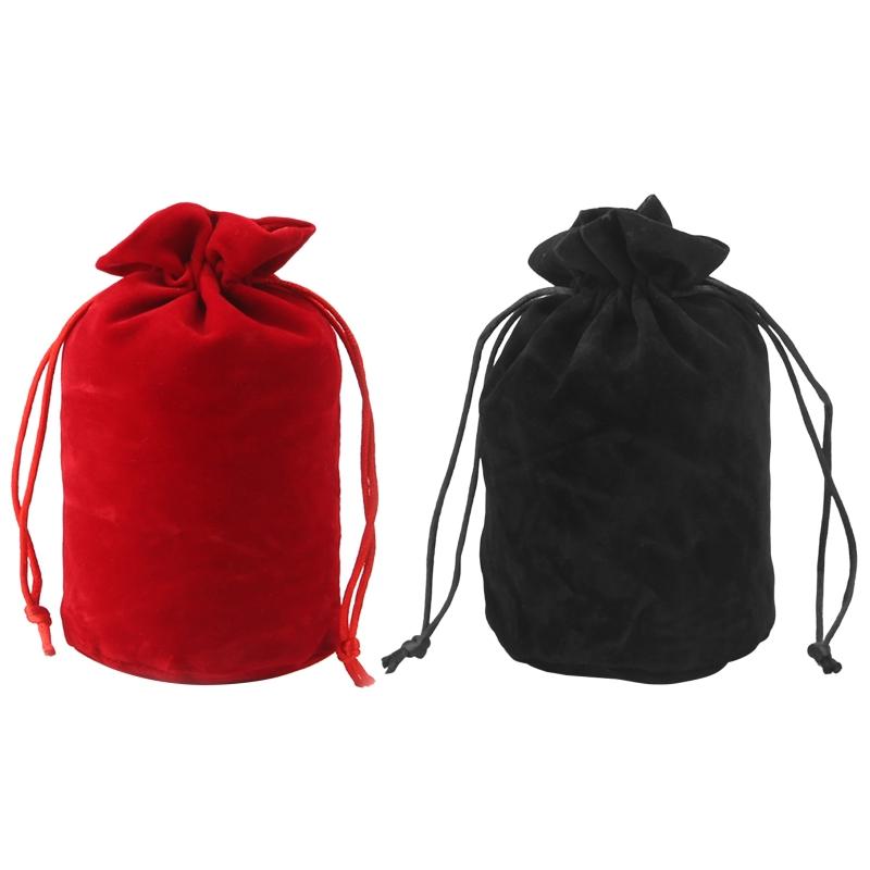 Divination Dice Drawstring Pouch Board Game Tarot Velvet Storage Pouch Dice Bag