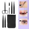 Multipurpose Eyebrow Tweezers Kit Stainless Eyebrow Scissors Eyebrow Trimming Set  Splinter Removal