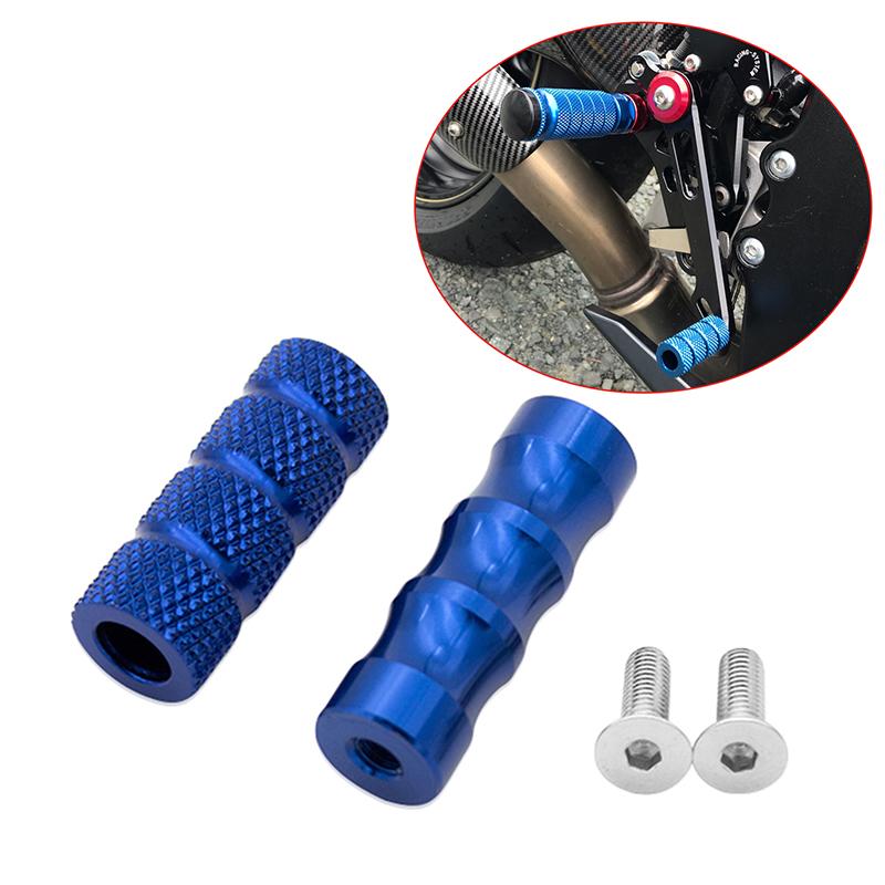 CNC Footrest Footpegs Fit Motorcycle with M6 Thread Shift Brake Lever for Aprilla BMW Honda Kawasaki Ducati Suzuki